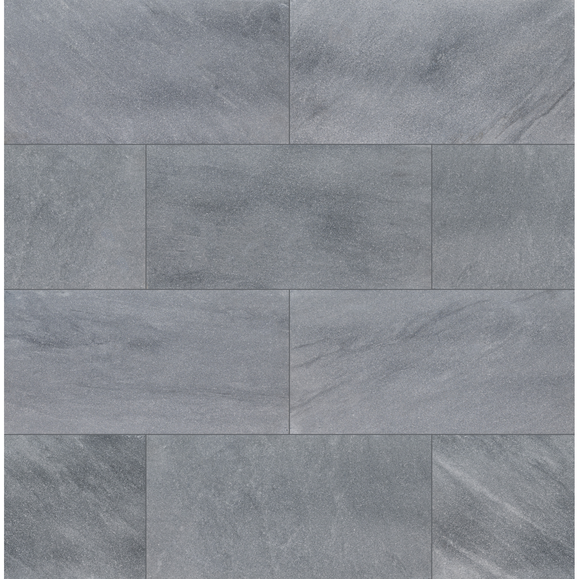 Ackland Celestine Noir Marble Paver Tile — 16in. x 24in., Sandblasted Finish, Black and Gray, Model# NTE-LSC-137